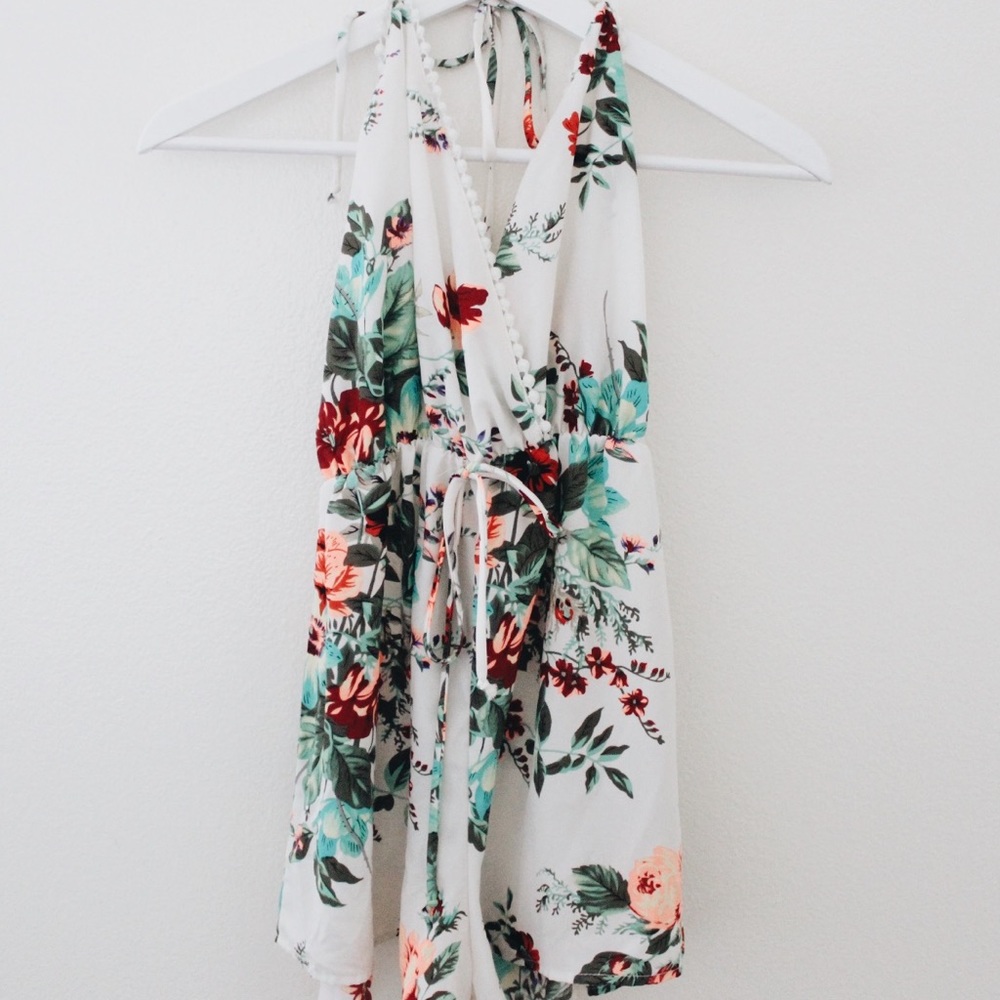 FLORAL SUMMER ROMPER